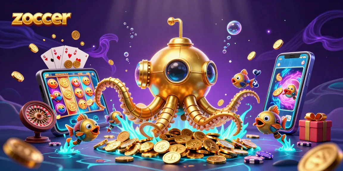 Engage with zoccer through this vibrant 3D illustration showcasing dynamic gaming elements.